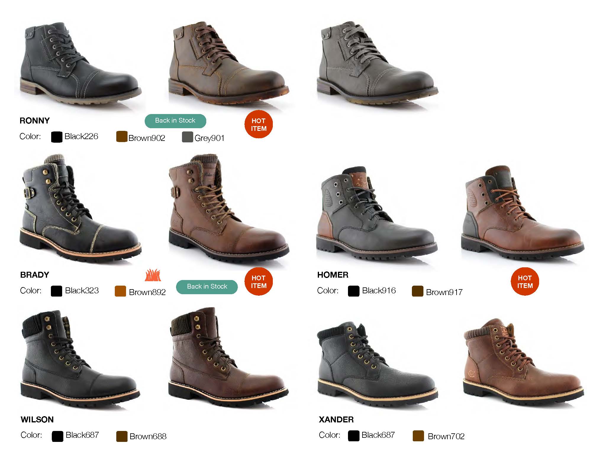 Singular Outfits Men's Shoes Catalog